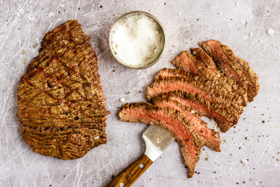 Flanksteak grillen