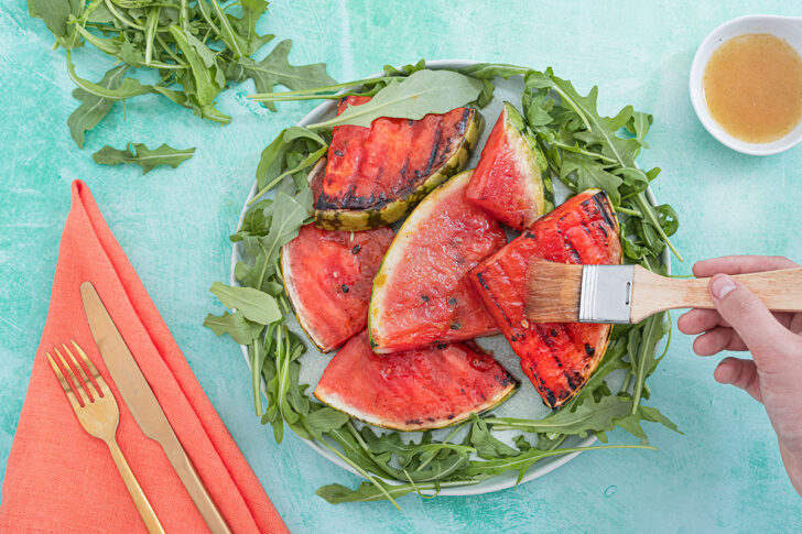 gegrillte Wassermelone