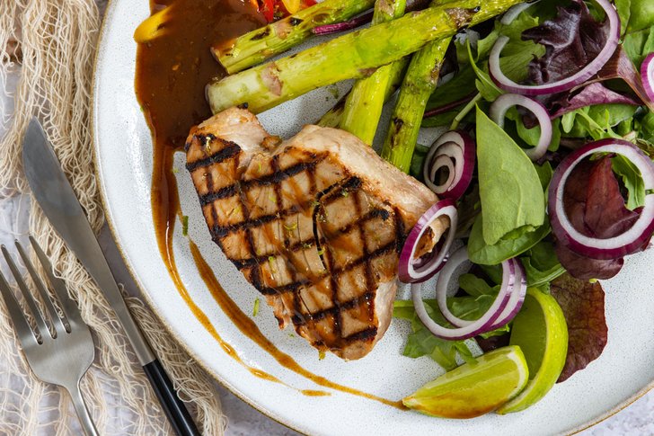 gegrillter Thunfisch