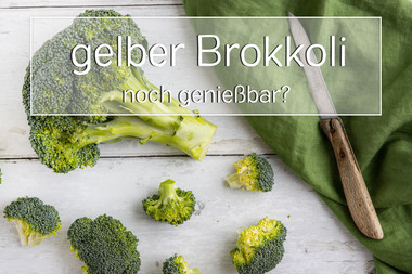 gelber Brokkoli genießbar