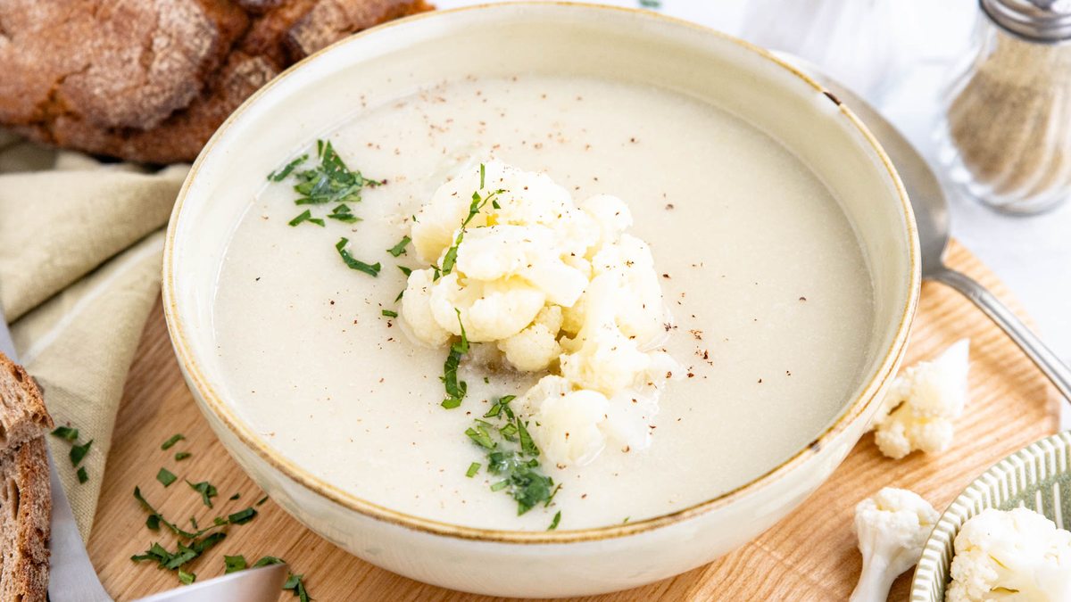 Klassische Blumenkohlsuppe nach Omas Rezept