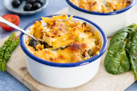 Vegetarischer Mangoldauflauf