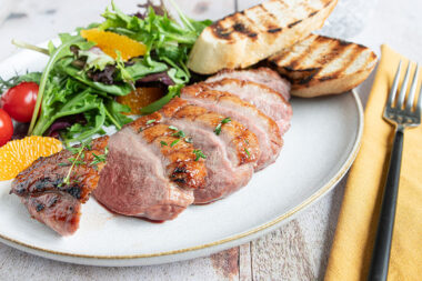 Entenbrust grillen - Titel