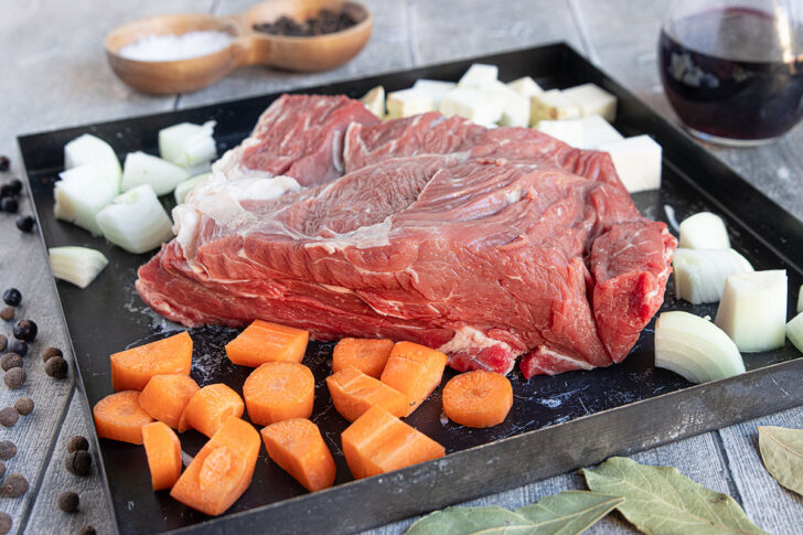 Rindfleisch für Sauerbraten