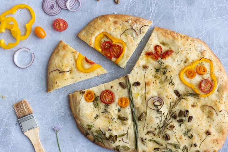 Focaccia mit Trockenhefe Veganes Rezept Rezept eat.de