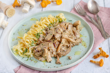 Kalbsgeschnetzeltes mit Pilzen
