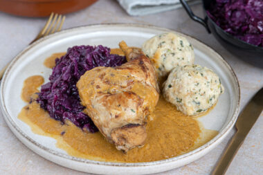 Kaninchenbraten mit Buttermilch