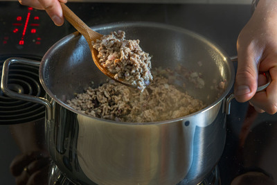 Hackfleisch anbraten