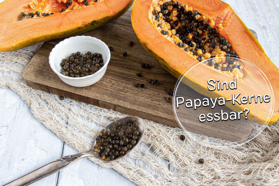 Kann man PapayaKerne essen? PapayaKerne trocknen