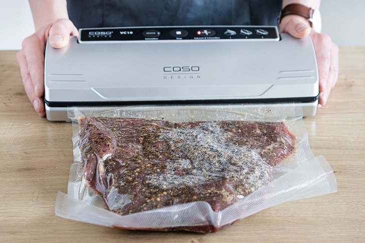 Fleisch einvakuumieren