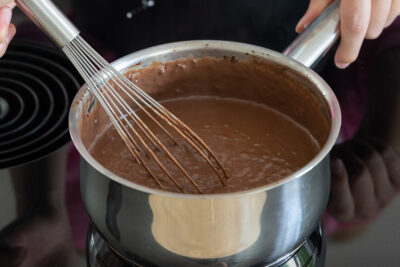 Schokopudding kochen