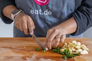 Chilis schneiden