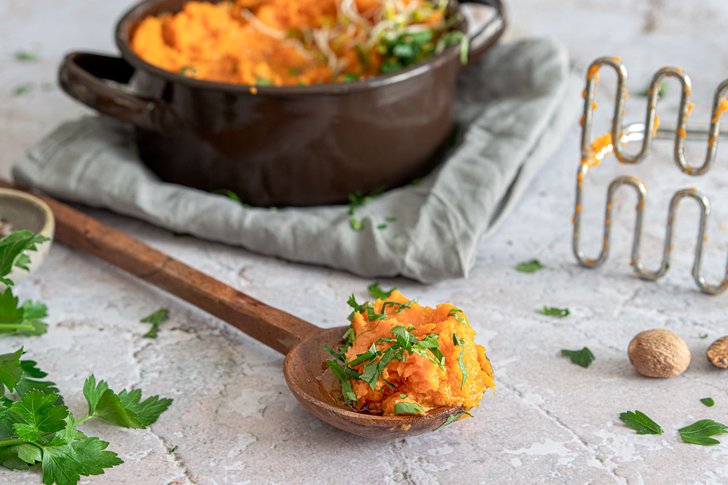 Veganes Süßkartoffelpüree