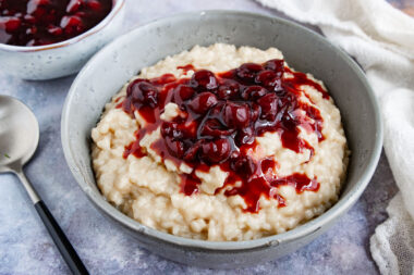 Veganer Milchreis mit Hafermilch