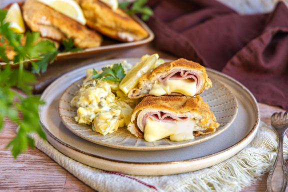 Cordon Bleu vom Schwein richtig braten