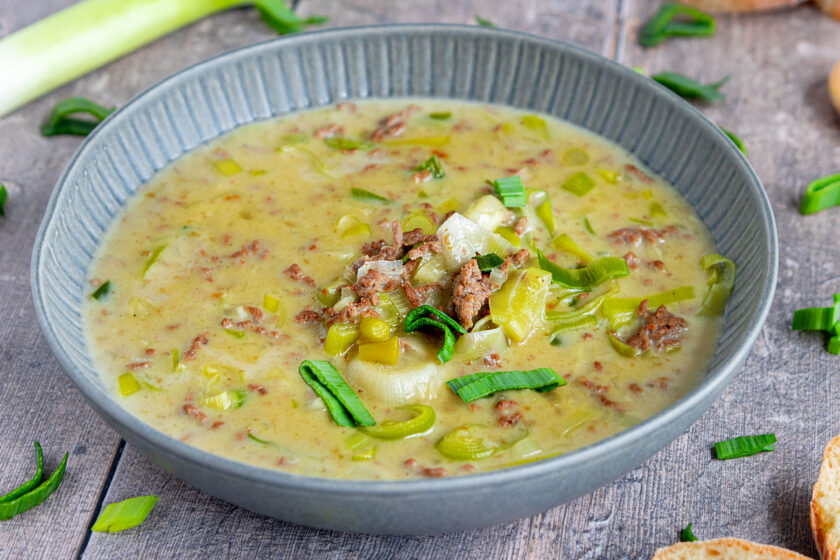 Lauchcremesuppe