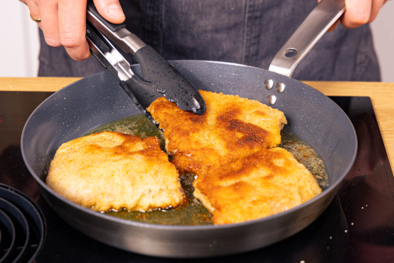 Cordon Bleu goldbraun anbraten