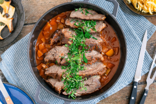 Rinderbraten schmoren