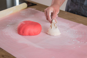 geformte Kugel aus Fondant