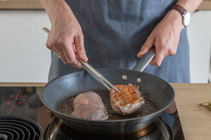 Gänsebrust braten