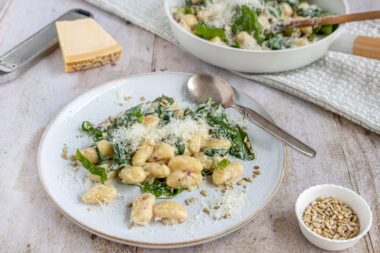 Gnocchi mit Spinat
