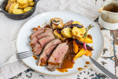 Hirschkeule Sous Vide garen