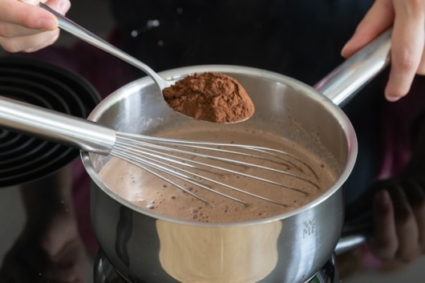 gehäufter Esslöffel Kakao