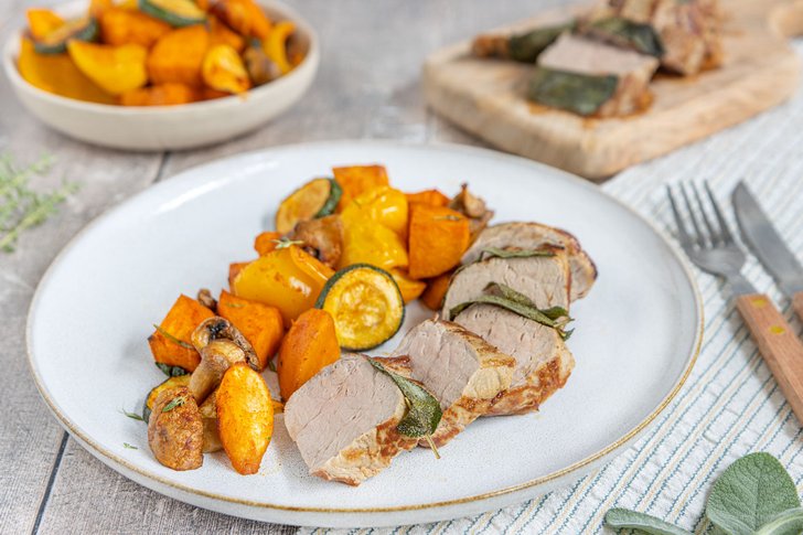 Kalbsfilet aus dem Backofen