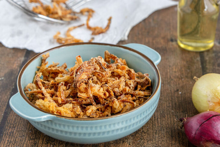 Frittierte Röstzwiebeln selber machen