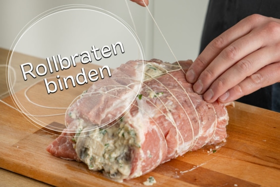 Rollbraten wickeln