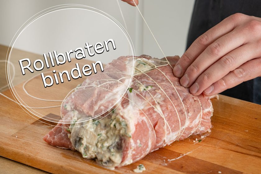 Rollbraten wickeln