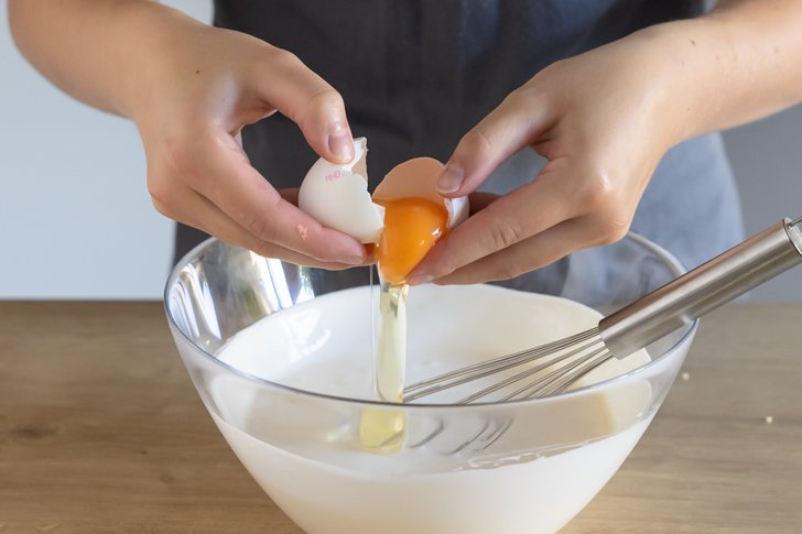 Eier unterrühren