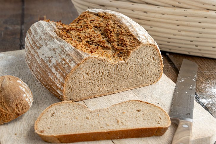 Schnelles Roggenbrot mit Sauerteig