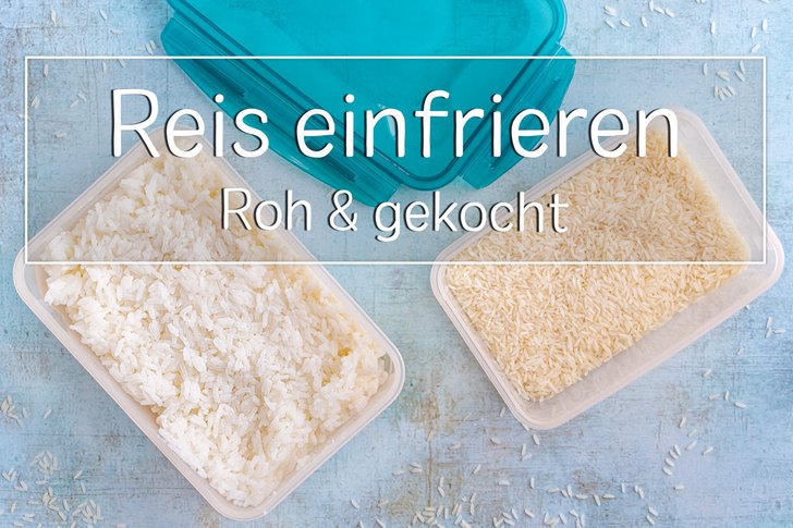 Wunderbar Reis Einfrieren Gekocht Bild