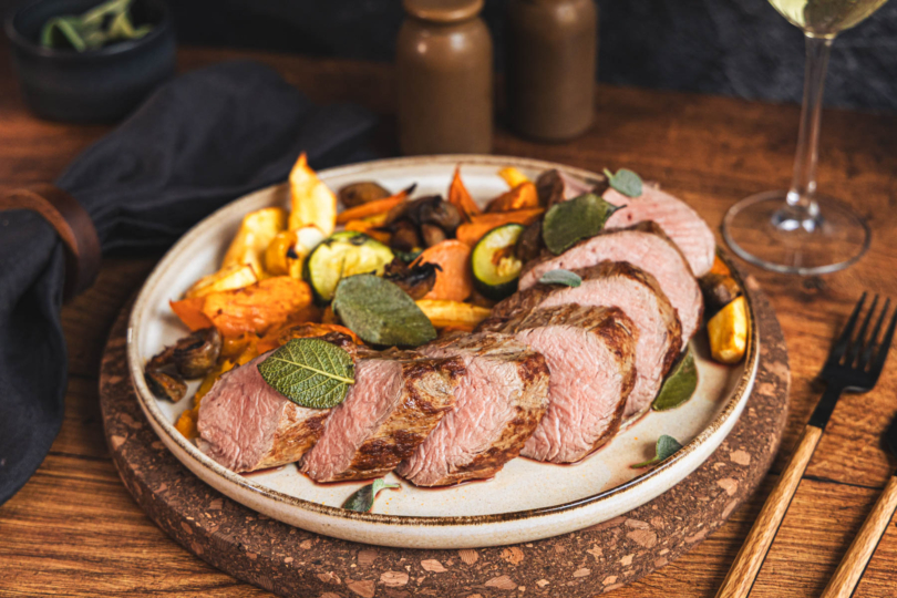 Kalbsfilet aus dem Backofen