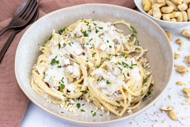 Vegane Spaghetti Carbonara