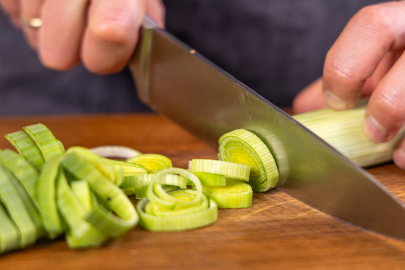 Lauch schneiden