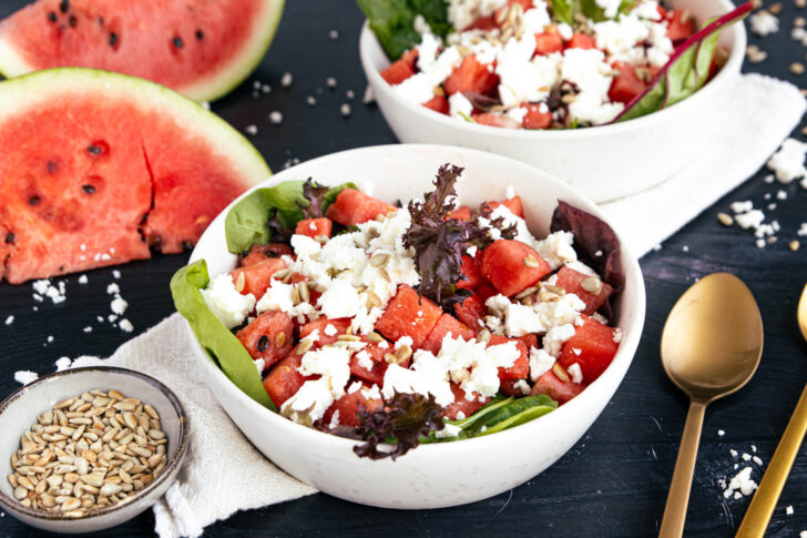 Wassermelonen Feta Salat