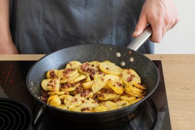 Kartoffelscheiben anbraten