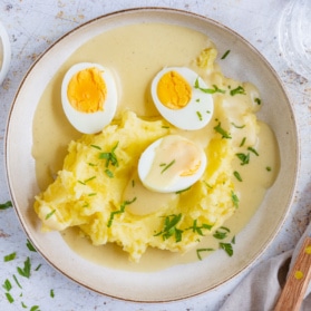 Eier in Senfsoße nach Omas Rezept