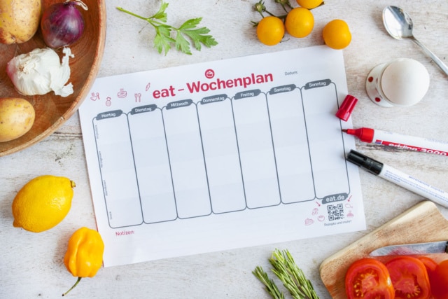 Ernährungsplan-Wochenplan: 3 kostenlose pdf-Vorlagen