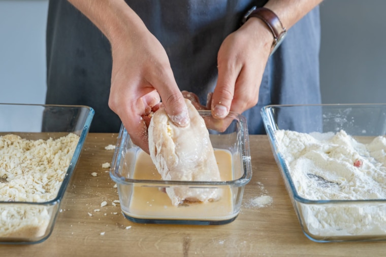 Hähnchen Cordon Bleu im Backofen mit Ofengemüse | Rezept - eat.de