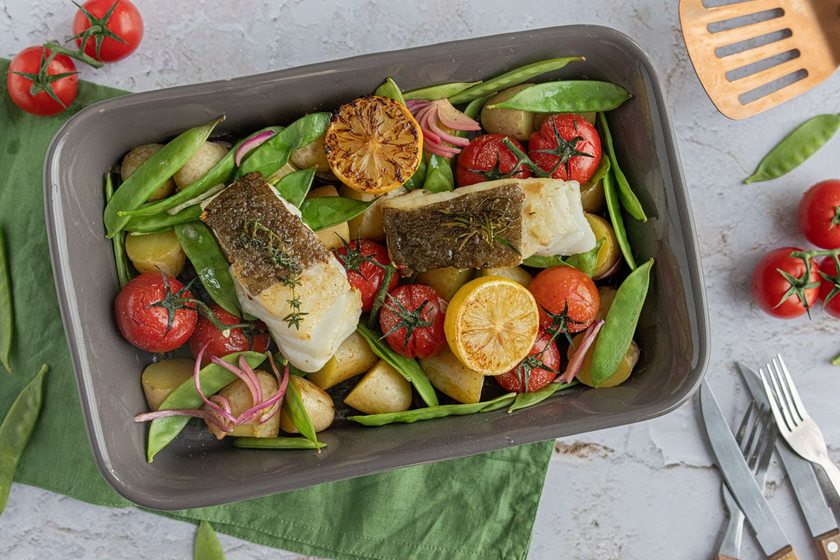 Kabeljau Loins mit Kartoffeln