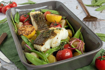 Kabeljau Loins mit Kartoffeln