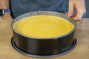 Kürbis-Käsekuchen in Springform