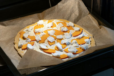 Pizza im Ofen