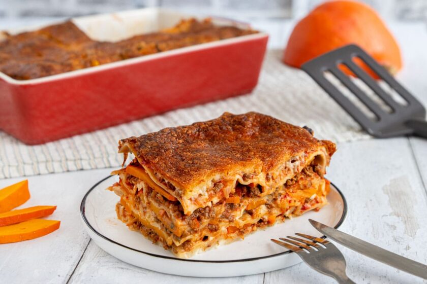 Kürbislasagne mit Hackfleisch