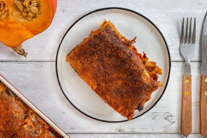 Kürbislasagne mit Hackfleisch