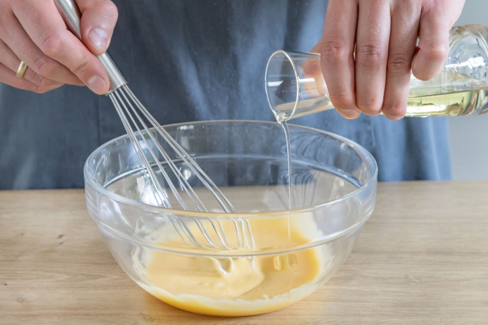 Mayonnaise wird nicht fest Flüssige Mayo retten