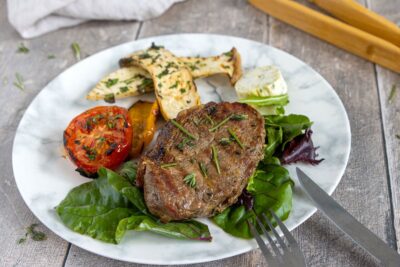 Roastbeef Steaks grillen